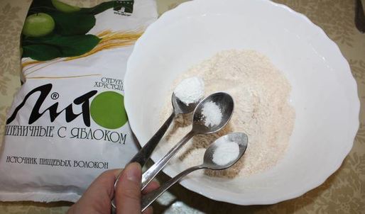 десерт хворост под снегом