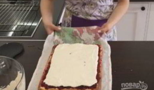 домашний творожный рулет