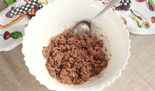 фастфудные конвертики с овощными шариками