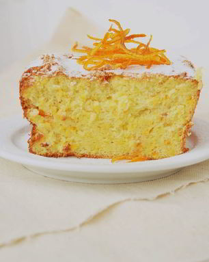 Апельсиновый кекс с изюмом