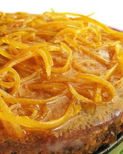 Рецепт апельсинового кекса с маком