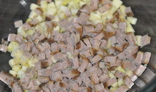 ароматные кабачковые кексы с ветчиной