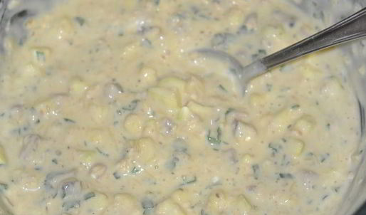 ароматные кабачковые кексы с ветчиной