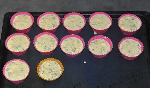 ароматные кабачковые кексы с ветчиной