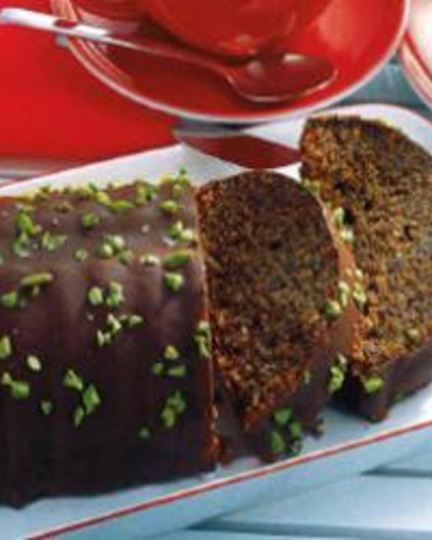 Рецепт баденского кекса-полена с фисташками