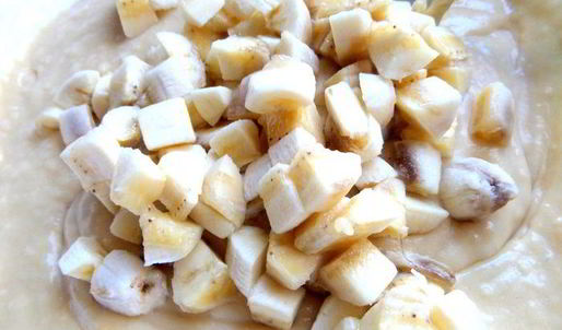 бананово-шоколадный кекс