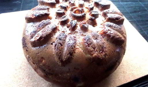 бананово-шоколадный кекс