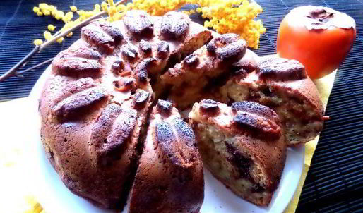 бананово-шоколадный кекс