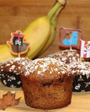 Банановые кексы Пират