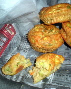 Кабачковые кексы