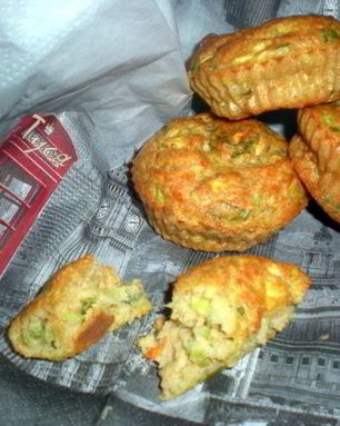 Кабачковые кексы