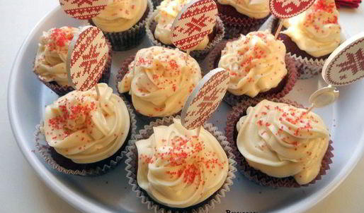 капкейки красный бархат