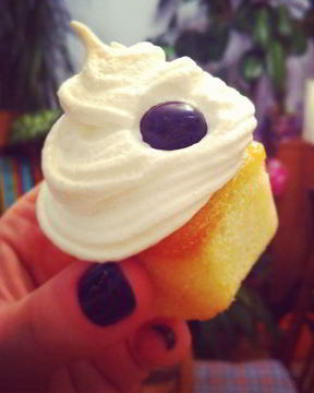 Капкейки с голубикой