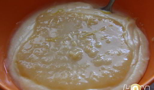 кекс на йогурте с шоколадом и лимонным курдом