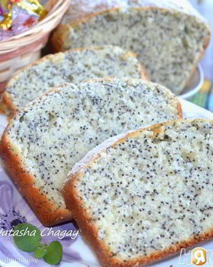 Кекс на молоке маковка