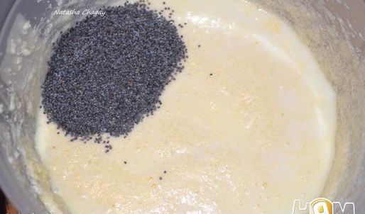 кекс на молоке маковка