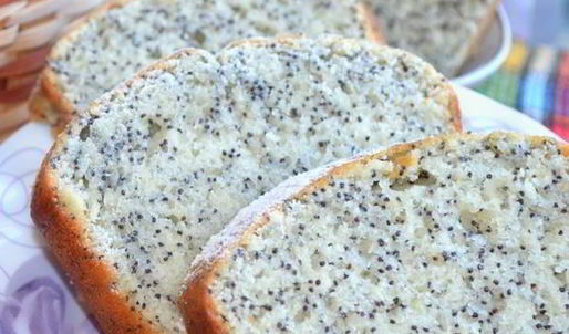 кекс на молоке маковка