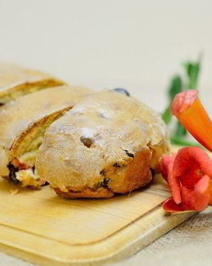 Кекс рождественский с сухофруктами