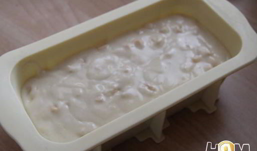 кекс с йогуртом и яблоками