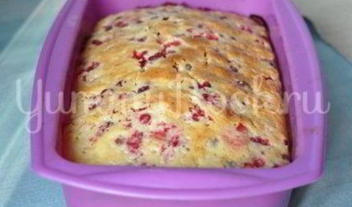 кекс с клюквой
