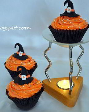 Кексы Два шоколада со сливочным кремом Halloween