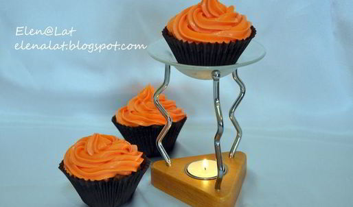 кексы два шоколада со сливочным кремом halloween