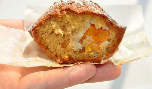 кексы с абрикосами и орешками