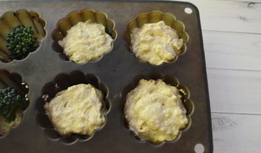 кексы с брокколи