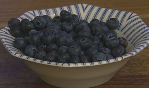 кексы с голубикой