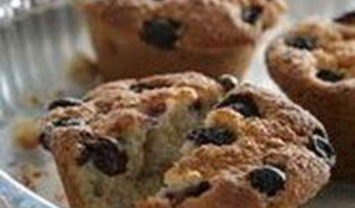 кексы с голубикой