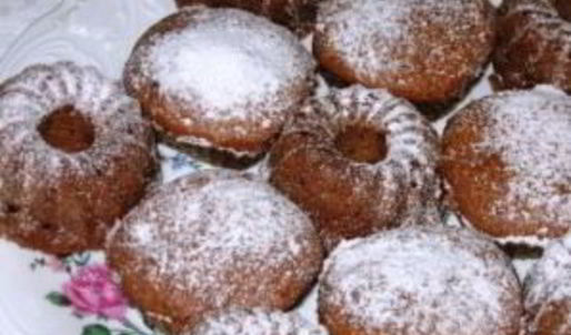 кексы с яблоками