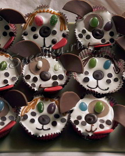 Рецепт кексов собачки