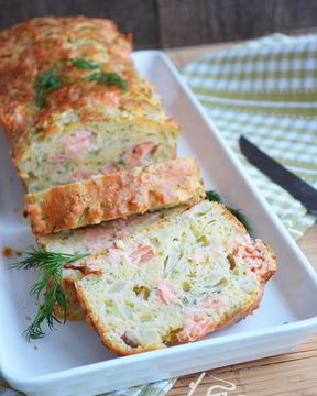 Лососевый кекс с фенхелем