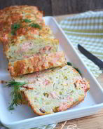 Лососевый кекс с фенхелем