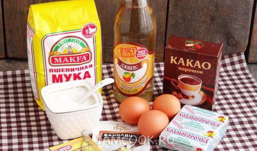 мраморный кекс с лимонадом