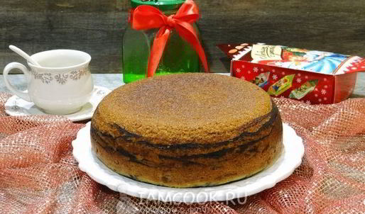 мраморный кекс с лимонадом