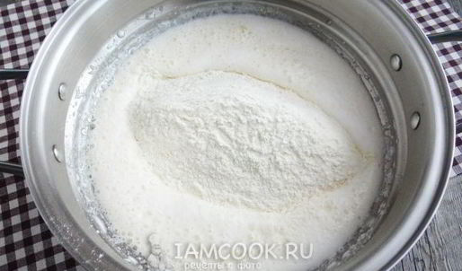 мраморный кекс с лимонадом