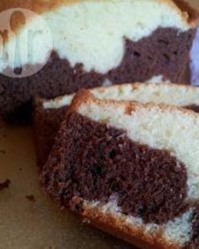 Мраморный шоколадный кекс
