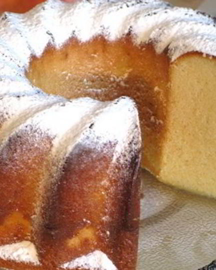 Рецепт нежного кекса на сгущенном молоке
