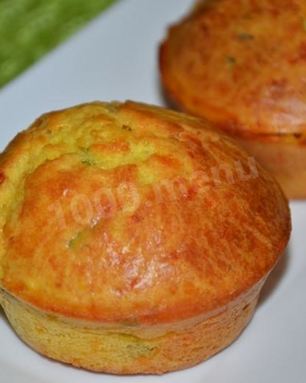 Овощные кексы с сыром