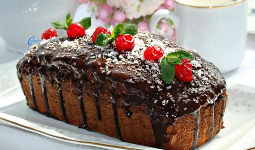 постный свекольный кекс с вишней