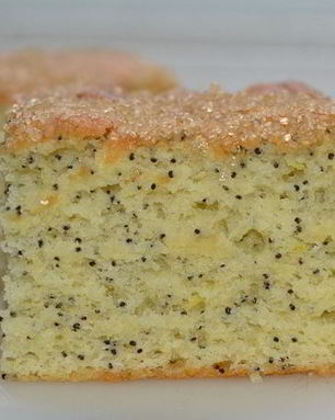 Простой лимонно-маковый кекс