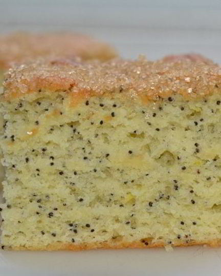 Рецепт простого лимонно-маковый кекс