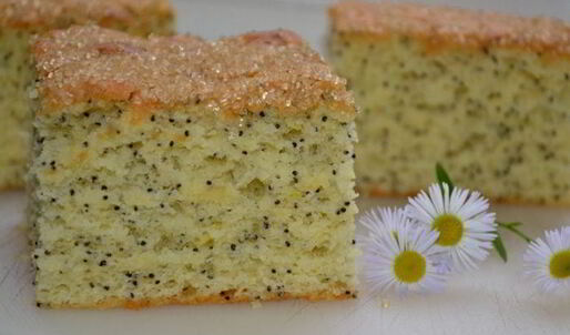 простой лимонно-маковый кекс