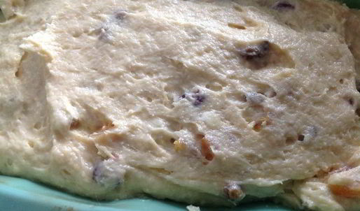 рождественский творожный кекс с сухофруктами и апельсиновым ароматом