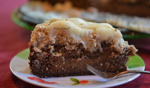 шоколадный сливочно-кофейный кекс