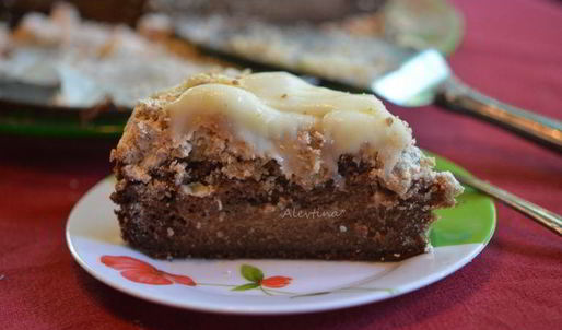 шоколадный сливочно-кофейный кекс