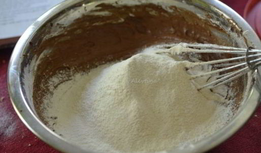 шоколадный сливочно-кофейный кекс