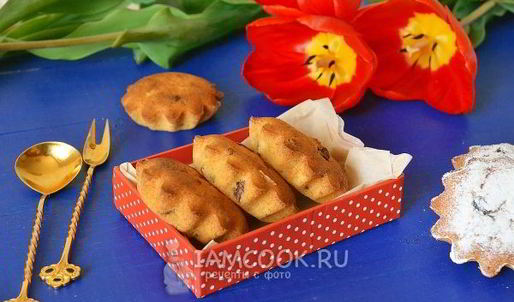 творожные кексы с изюмом