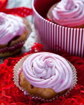 Вишневые капкейки